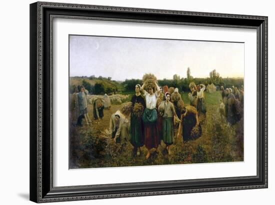 Le rappel des glaneuses-Jules Breton-Framed Giclee Print