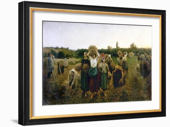 Le rappel des glaneuses-Jules Breton-Framed Giclee Print