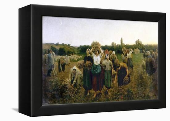 Le rappel des glaneuses-Jules Breton-Framed Premier Image Canvas