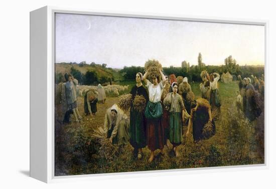 Le rappel des glaneuses-Jules Breton-Framed Premier Image Canvas