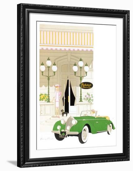 Le relais des Parcs-Denis-paul Noyer-Framed Premium Edition