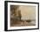 Le Remorqueur, le Loing à Saint-Mammès-Alfred Sisley-Framed Giclee Print