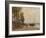 Le Remorqueur, le Loing à Saint-Mammès-Alfred Sisley-Framed Giclee Print