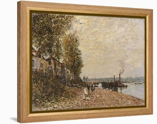 Le Remorqueur, le Loing à Saint-Mammès-Alfred Sisley-Framed Premier Image Canvas