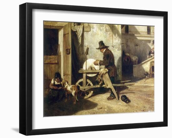 Le remouleur-Alexandre Gabriel Decamps-Framed Giclee Print