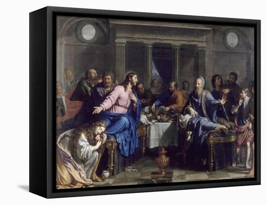 Le Repas chez Simon le Pharisien-Philippe De Champaigne-Framed Premier Image Canvas