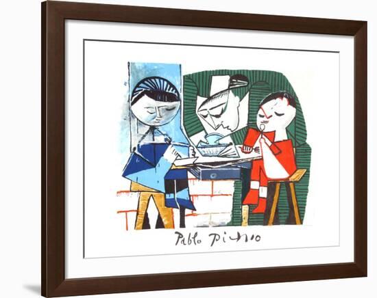 Le Repas des Infants-Pablo Picasso-Framed Collectable Print