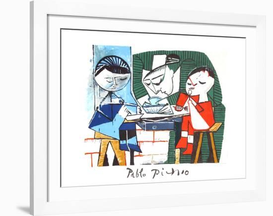 Le Repas des Infants-Pablo Picasso-Framed Collectable Print