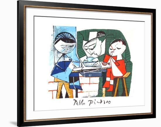 Le Repas des Infants-Pablo Picasso-Framed Collectable Print