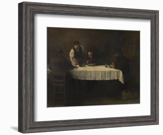 Le Repas des Pauvres-Alphonse Legros-Framed Giclee Print