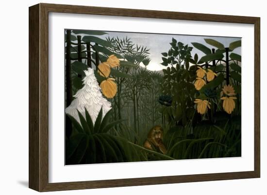 Le repas du lion-Henri Rousseau-Framed Giclee Print