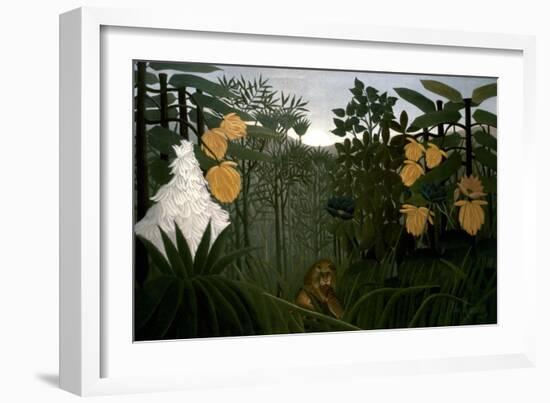 Le repas du lion-Henri Rousseau-Framed Giclee Print