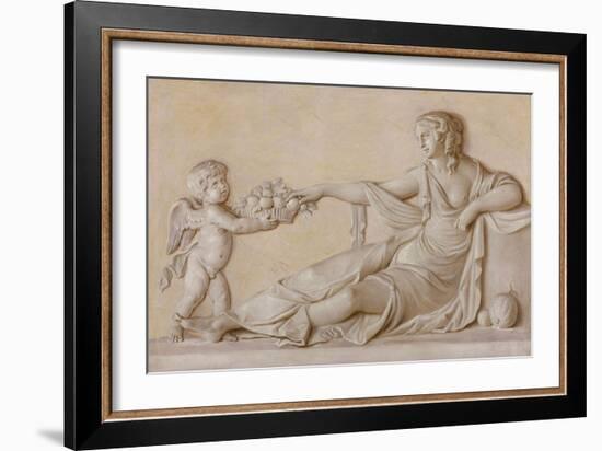 Le Repas-Piat Joseph Sauvage-Framed Giclee Print