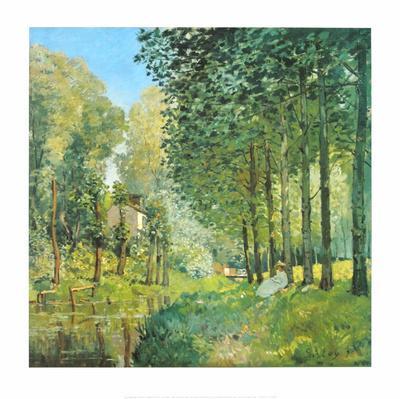 Le Repos Au Bord Du Ruisseau 1872 Art Print Alfred Sisley Art Com