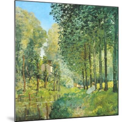 Le Repos Au Bord Du Ruisseau 1872 Art Print Alfred Sisley Art Com