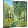 Le Repos au Bord du Ruisseau , 1872-Alfred Sisley-Mounted Art Print