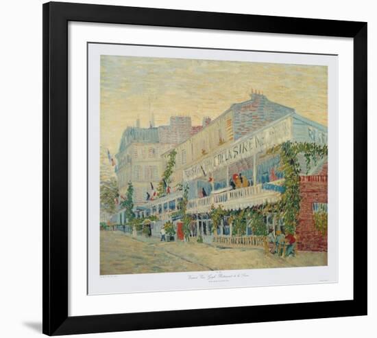 Le Restaurant de la Sirène-Vincent van Gogh-Framed Collectable Print