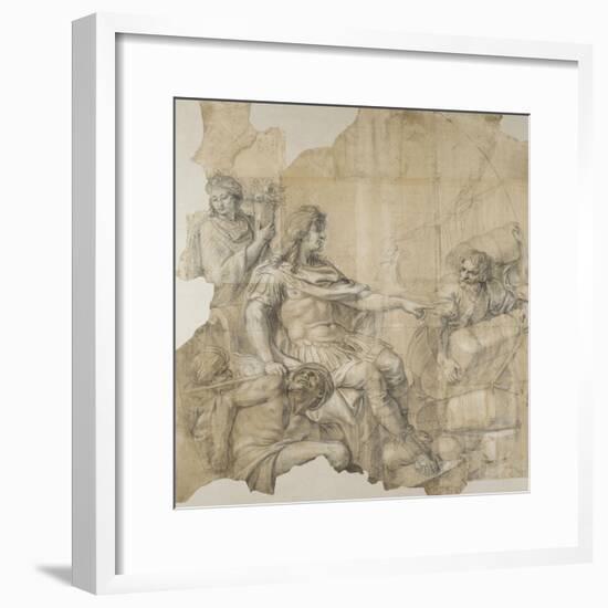 Le Rétablissement de la navigation-Charles Le Brun-Framed Giclee Print