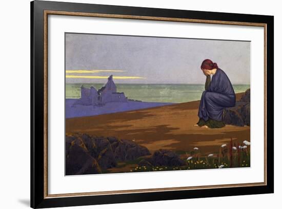 Le Retour Au Foyer (Return Home), 1913, by Alexandre Seon (1855-1917), France, 20th Century-Alexandre Seon-Framed Giclee Print