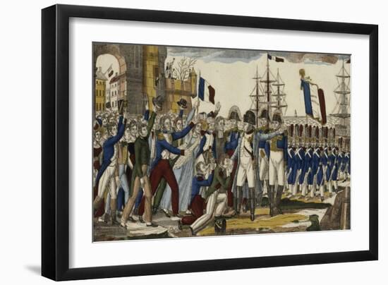 Le retour de l'île d'Elbe-null-Framed Giclee Print