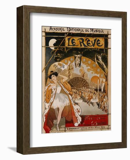 Le Reve, 1891-Théophile Alexandre Steinlen-Framed Giclee Print