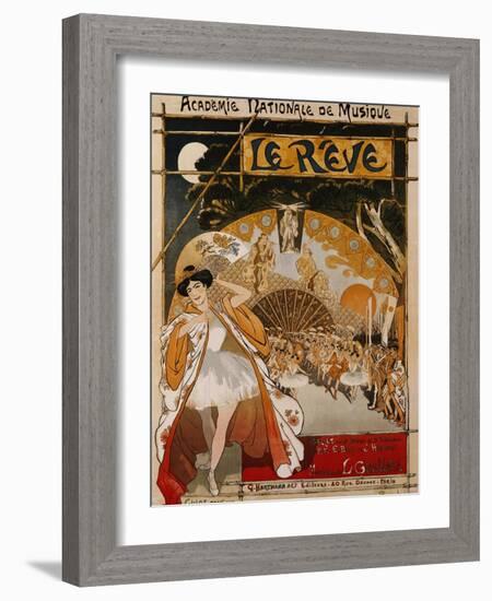Le Reve, 1891-Théophile Alexandre Steinlen-Framed Giclee Print