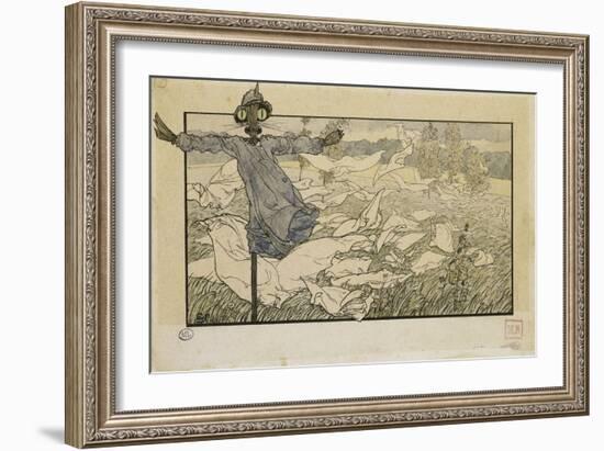 Le Rêve :L'Epouvantail-Carlos Schwabe-Framed Giclee Print