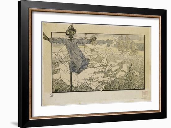 Le Rêve :L'Epouvantail-Carlos Schwabe-Framed Giclee Print