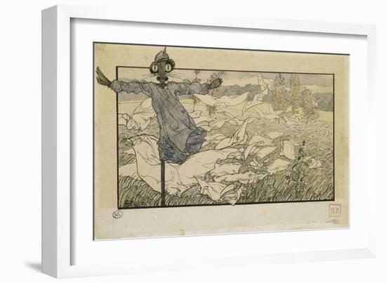 Le Rêve :L'Epouvantail-Carlos Schwabe-Framed Giclee Print