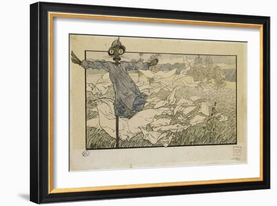 Le Rêve :L'Epouvantail-Carlos Schwabe-Framed Giclee Print