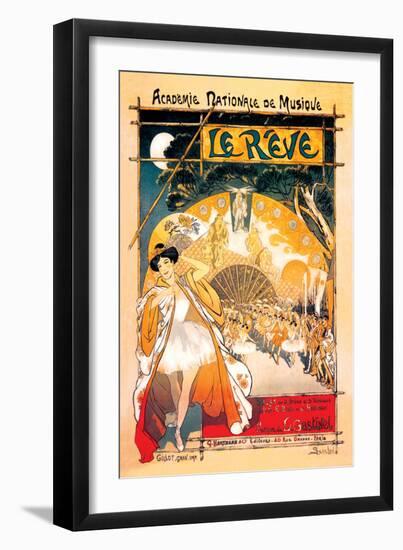 Le Reve-Th?ophile Alexandre Steinlen-Framed Art Print