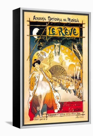 Le Reve-Théophile Alexandre Steinlen-Framed Stretched Canvas