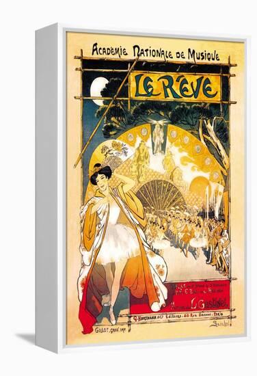 Le Reve-Théophile Alexandre Steinlen-Framed Stretched Canvas