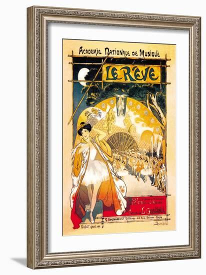 Le Reve-Théophile Alexandre Steinlen-Framed Art Print