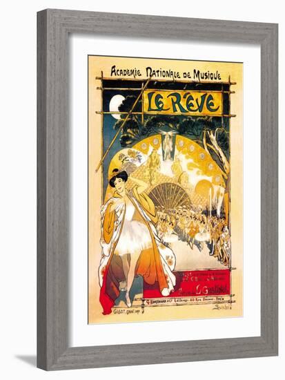 Le Reve-Théophile Alexandre Steinlen-Framed Art Print