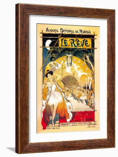 Le Reve-Théophile Alexandre Steinlen-Framed Art Print