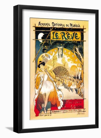 Le Reve-Théophile Alexandre Steinlen-Framed Art Print