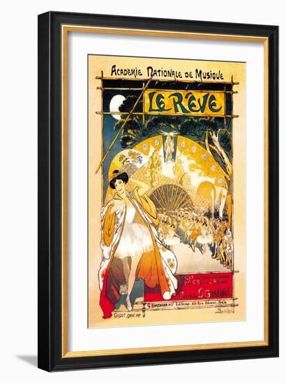 Le Reve-Théophile Alexandre Steinlen-Framed Art Print