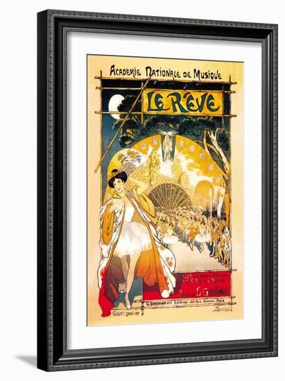 Le Reve-Théophile Alexandre Steinlen-Framed Premium Giclee Print