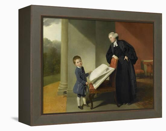 Le révérend Randall Burroughes et son fils Ellis-Johann Zoffany-Framed Premier Image Canvas
