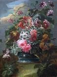 Flowers (Oil on Canvas)-Le Riche-Giclee Print