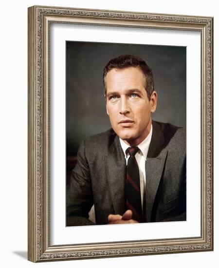 Le Rideau Dechire TORN CURTAIN by Alfred Hitchcock with Paul Newman, 1966 (photo)-null-Framed Photo