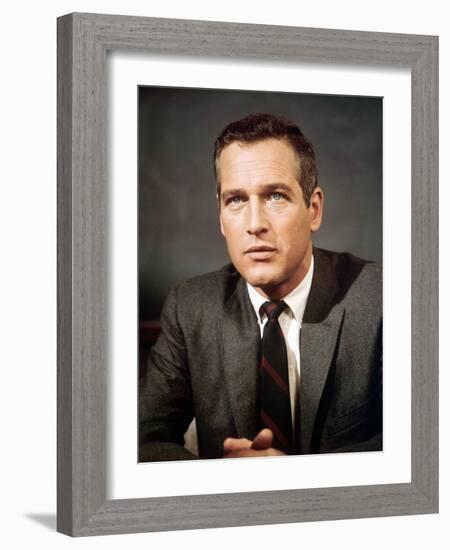 Le Rideau Dechire TORN CURTAIN by Alfred Hitchcock with Paul Newman, 1966 (photo)-null-Framed Photo