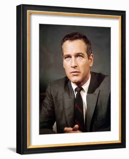 Le Rideau Dechire TORN CURTAIN by Alfred Hitchcock with Paul Newman, 1966 (photo)-null-Framed Photo