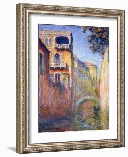 Le Rio de La Salute, 1908-Claude Monet-Framed Giclee Print