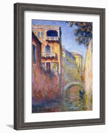 Le Rio de La Salute, 1908-Claude Monet-Framed Giclee Print