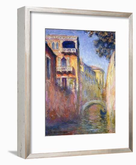 Le Rio de La Salute, 1908-Claude Monet-Framed Giclee Print