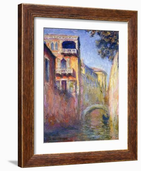 Le Rio de La Salute, 1908-Claude Monet-Framed Giclee Print