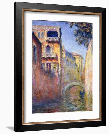 Le Rio de La Salute, 1908-Claude Monet-Framed Giclee Print