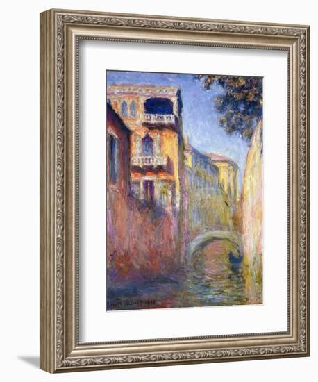 Le Rio de La Salute, 1908-Claude Monet-Framed Giclee Print